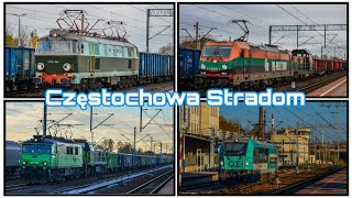 Pociągi na Częstochowa Stradom 9 [upl. by Llimaj562]