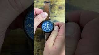 How to fix alignment issues on a Timex Expedition Chronograph 🤠 chronograph watches timex [upl. by Ellennad]