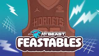 Charlotte Hornets x MrBeast Feastables Jersey Sponsor Reveal [upl. by Aniuqahs]