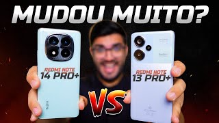 EITA Novo Redmi Note 14 PRO vs Redmi Note 13 Pro Muda muita coisa BATERIA GIGANTESCA [upl. by Rebak821]