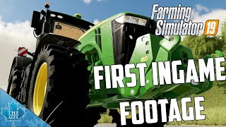 Farming Simulator 19  First Ingame footage FS19 John Deere 8400R InDepth [upl. by Atikkin]