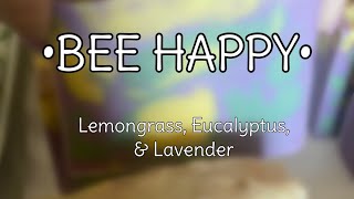 Making Our •Bee Happy• Cold Process Beeswax Soap [upl. by Yenaj]