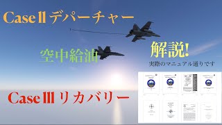 【Carrier Landing HD】 Case 2 デパーチャー、空中給油、Case 3 リカバリーを解説！ [upl. by Aholah754]