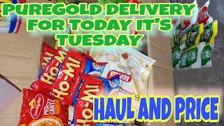 PUREGOLD DELIVERY FOR TODAY ITS TUESDAY  HAUL AND PRICE TIN STORE VLOGS [upl. by Dahlia]