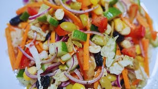 ARABIC SALAD RECIPE HEALTHY AND TASTY SALAD RECIPE [upl. by Ariaj571]