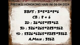 PREDIKSI HONGKONG MALAM INI 05062024  RUMUS KEPALA EKOR HK JITU [upl. by Manning406]