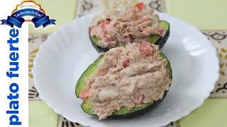 Aguacates rellenos de atún delicioso faciles de hacer 💜💜💜 Las Recetas de Rosy [upl. by Helen]