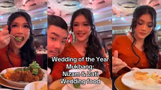 Atikah Suhaime  Mukbang wedding food 🥰 [upl. by Higginson868]