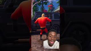 ELASTI GIRL for the STREETS🤦🏾‍♂️👆 fortnitereacts shorts [upl. by Nnylharas]