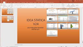 IDEA STATICA V24 EĞİTİM SETİ [upl. by Ak]