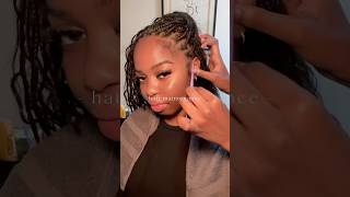 Knotless braidsbraids bohobraids braidstyles braidedhairstyles naturalhairstyles [upl. by Hallagan]