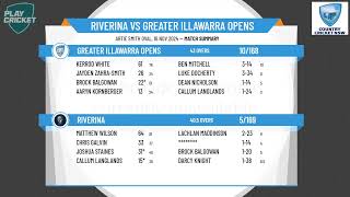 Riverina v Greater Illawarra Opens [upl. by Zetrok688]