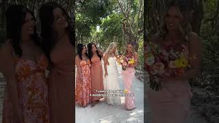 1 year in the making 4 weddings by each others side wedding bridesmaiddress friends [upl. by Gabrielli]