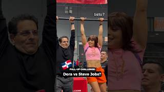 DORA VS ̶S̶t̶e̶v̶e̶ ̶J̶o̶b̶s̶ DAD 🇩🇴💪🏽😎 genética de plátano pullups calisthenics dora [upl. by Akitnahs]