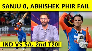 🔴INDvsSA 2nd T20I SANJU NAHI LAGA PAYE 100 KI HATTRICK ABHISHEK BHI SASTE ME OUT SA OPT TO BOWL [upl. by Sharai210]