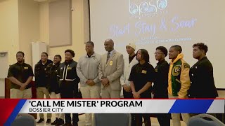 Bossier Parish Schools first Aspiring Misters Program [upl. by Adnah526]