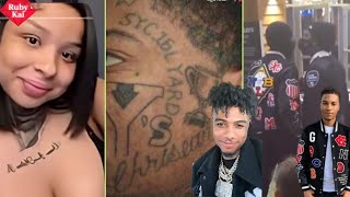 Blueface Tattoo CHRISEAN on his FACE ‼️Ronny Gets “Knocked” Out ‼️ Blueface Unfollows Chrisean Again [upl. by Mahtal397]