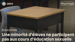 Une quinzaine d’élèves retirés des cours d’éducation sexuelle au NouveauBrunswick [upl. by Debra245]