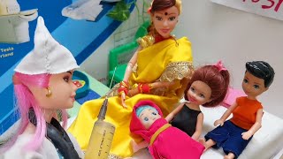 Dilli Wali Barbie Epi177Barbie Doll All Day Routine In Indian VillageBarbie Doll Bedtime Story [upl. by Aret]