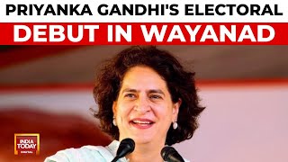 Priyanka Gandhis Electoral Debut Amid Triangular Contest  Wayanada Breaking News [upl. by Swift]