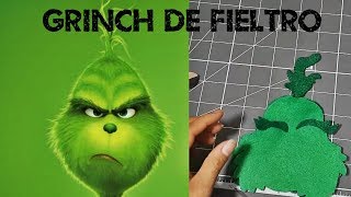 Cómo hacer al Grinch de fieltro [upl. by Gyimah]