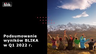 Podsumowanie wyników BLIKA w 1 kwartale 2022 r [upl. by Rosemari]