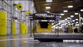 Liefern per Drohne Amazon fliegt auf Großbritannien  economy [upl. by Llennaj381]