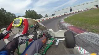 Onboard lap Wackersdorf Rotax Senior [upl. by Analart]