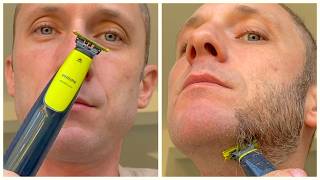 Philips OneBlade Removes Beard in Seconds [upl. by Eidda]