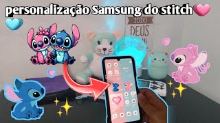 Personalização Samsung stitch 🩵🩷🩵🩷 [upl. by Enirok292]