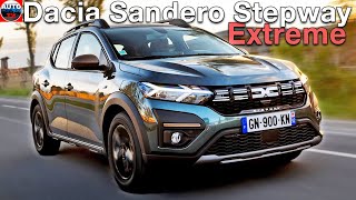 NEW 2023 Dacia Sandero Stepway Extreme  Visual REVIEW Driving Exterior Interior [upl. by Akitahs814]