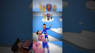 Fight for the Champions League Trophy 💀 barca animation football [upl. by Feltie]