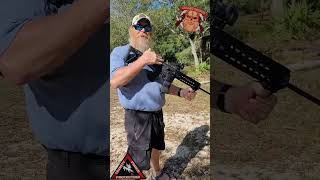 GilBoa Snake 🐍 double Barrel AR15 rolling some rounds at FOB Honey Badger [upl. by Akeryt]