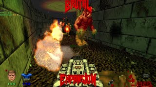 Brutal Doom v21151  Doom E3M5  Online Coop [upl. by Assitruc]