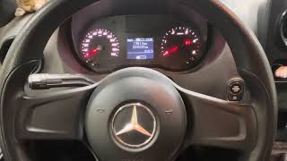 Mercedes Sprinter Change Menu Language NO BUTTON STEERING WHEEL [upl. by Aneelahs]