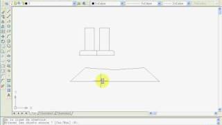 AutoCAD français tuto  cours Mirroir  copier [upl. by Oiuqise]