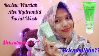 Review Wardah Aloe Hydramild Facial Wash Aulia Rahma [upl. by Neetsyrk]