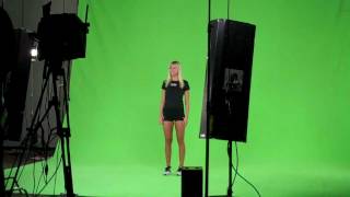 Xavier Volleyball Behind the Scenes Green Screen [upl. by Nalo]