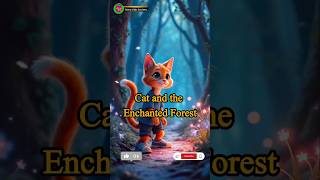 Cat and the Enchanted Forest shortstory catsdventure aicat magicaljourney shorts [upl. by Skier]