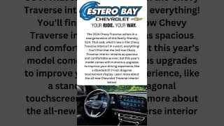 2024 Chevrolet Traverse Interior  Estero Bay Chevrolet shorts [upl. by Ubana142]