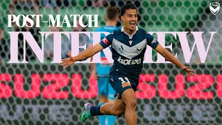 ARZANI  Melbourne Victory v Sydney FC PostMatch Interview [upl. by Ecertal]