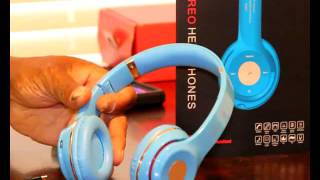 S460 Stereo Headphones Demo Video Full [upl. by Kirkwood]