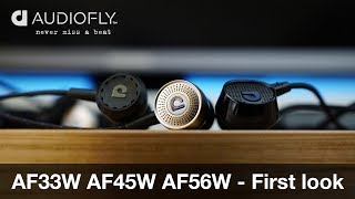 AudioFly Bluetooth Comparison AF33W AF45W AF56W [upl. by Orv]