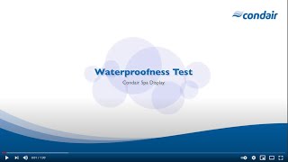 Waterproofness Test Condair Spa Control 💧💧💧 [upl. by Aihcrop]