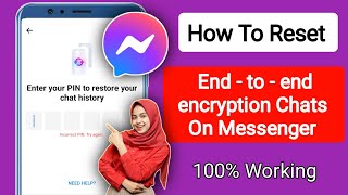 How to Reset EndtoEnd Encryption PIN on Messenger Quick amp Easy Guide [upl. by Aralc]