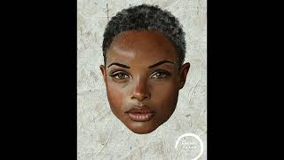 Black Woman Watercolor Portrait  Timelapse  Rebelle 7 Pro [upl. by Ydrah335]