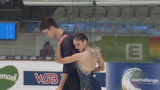 Gabriella Izzo  Luc Maierhofer – 2024 Ice Challenge FS [upl. by Avram]