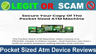 Pocket Sized Atm Device Reviews  Jun 2024 Beware of Scam Watch Now [upl. by Cohbert]