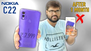 Nokia C22 Unboxing amp Review After 1 Month Of Usage  Hindi [upl. by Anthea]