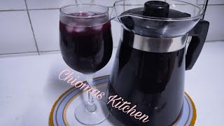 How To Make a Healthy Zobo Drink Recipe Nigerian Drink RecipeChiomas Kitchen [upl. by Razaele]